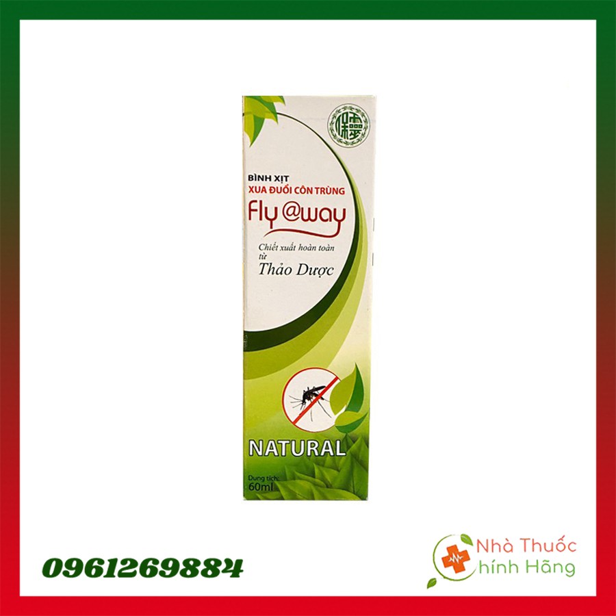 Xịt đuổi côn trùng Fly Away 60ml