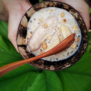 Bát gáo dừa/ Chén gáo dừa mài nhẵn