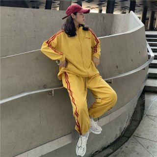 SET ĐỒ THỂ THAO NAM NỮ ULZZANG - SET NỈ THỂ THAO SỌC UNISEX