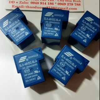 Rơ le dòng 30a- 48vdc combo 5 cái