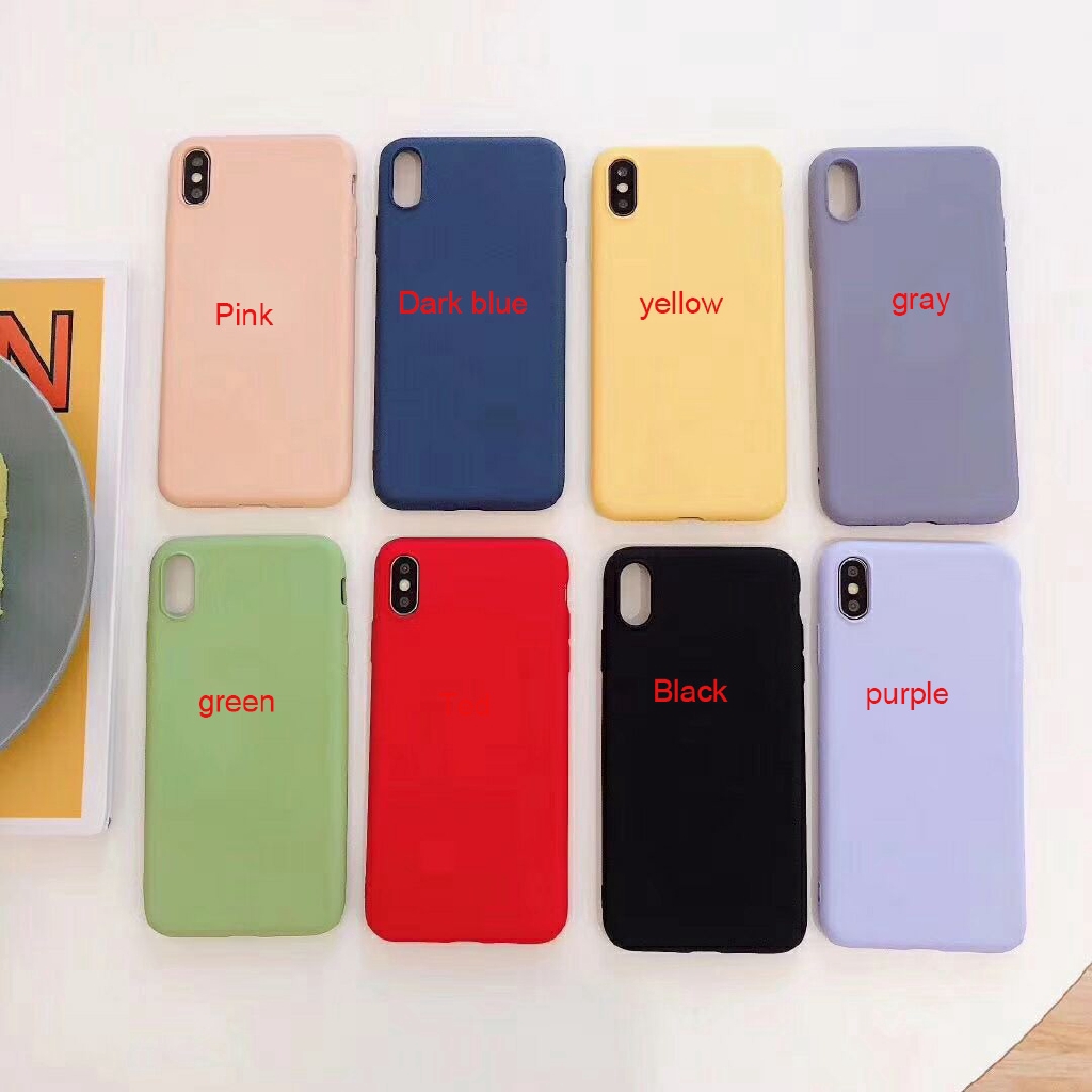 Ốp lưng bề mặt nhám nhiều màu sắc cho Xiaomi Redmi 9 9A 9C 10X K30 Pro