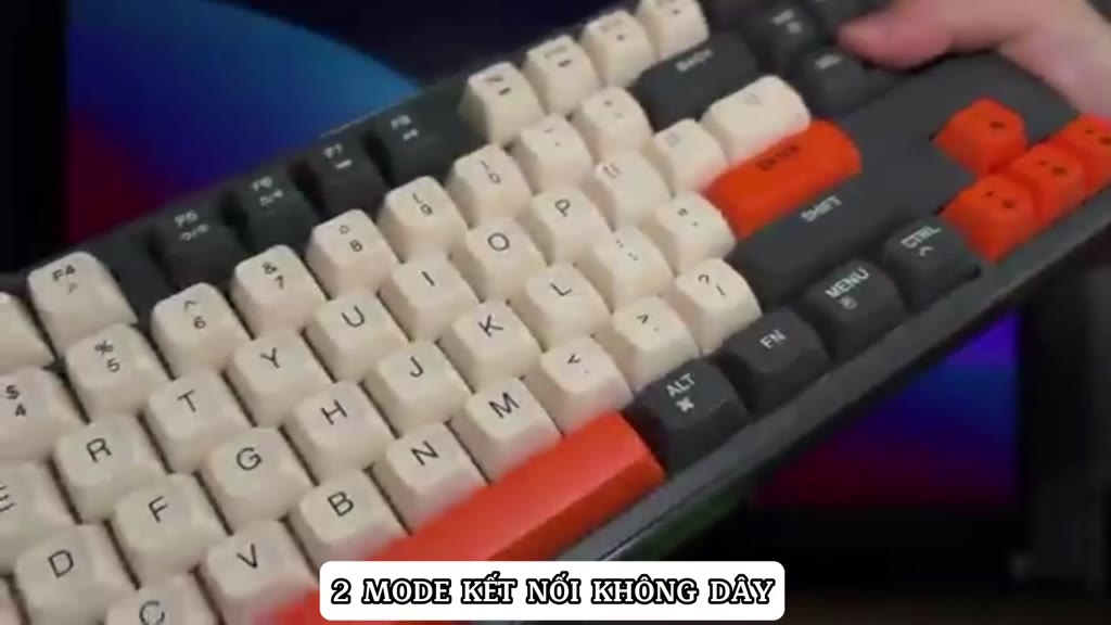 Bàn Phím Không Dây Silent Free Wolf M87 - Led 7 Màu, Phím PBT Cao Cấp, Tương Thích Với Mọi Thiết Bị | BigBuy360 - bigbuy360.vn