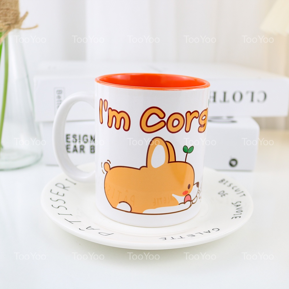 Ly sứ hình CORGI dễ thương cute TooYoo TY0136