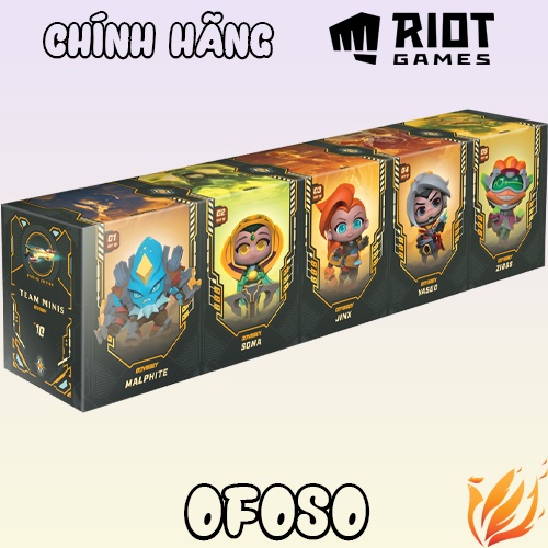 Mô hình Team Mini Phi Đội Không Gian  - Mô Hình Liên Minh Huyền Thoại - LOL Figure - OFOSO Shop