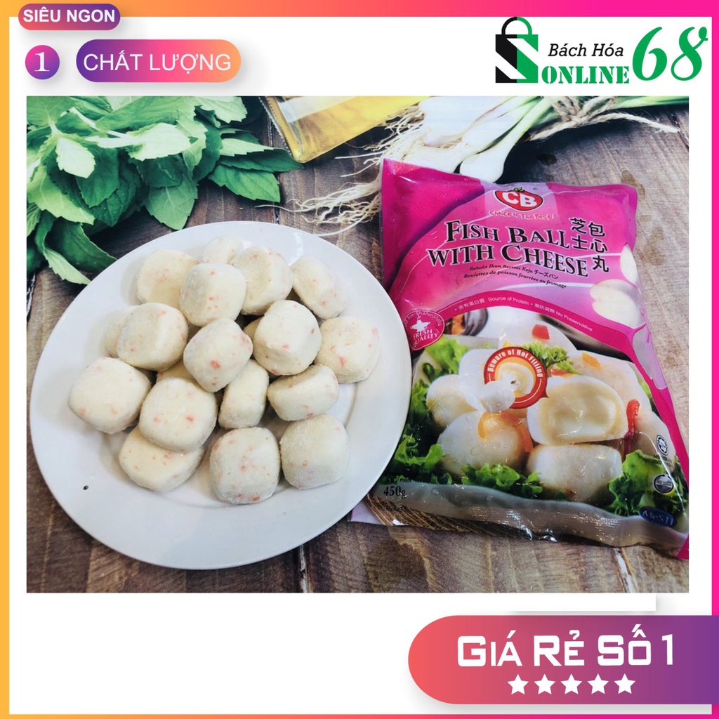 Cá Viên Nhân Phô Mai tan chảy CB Malaysia 500g