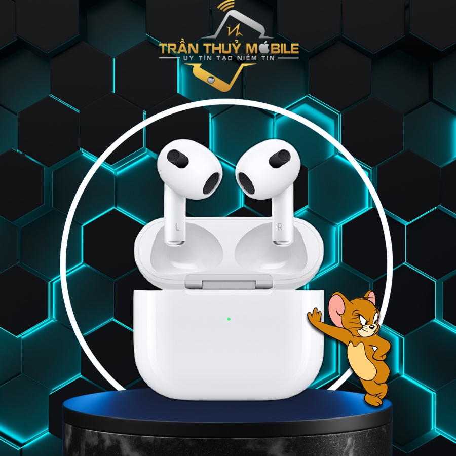 Tai Nghe Bluetooth AP 3 - Chip Jerry check setting,Đổi Tên,Định Vị,Sạc Không Dây - Bảo Hành 1 Năm - Shop Trần Thủy