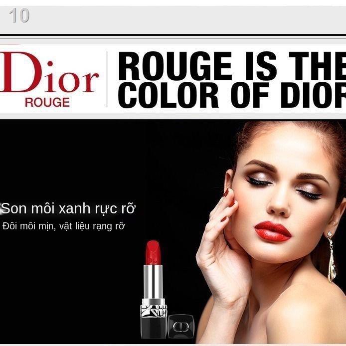 Dior Lipstick Moisturizing 999 Matte 888 Intense Blue Gold 520 Red Nhập khẩu chính hãng