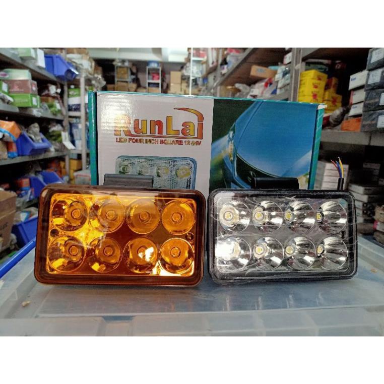 Combo 2 chiếc đèn led 8 mắt Runlai siêu sáng, siêu bền