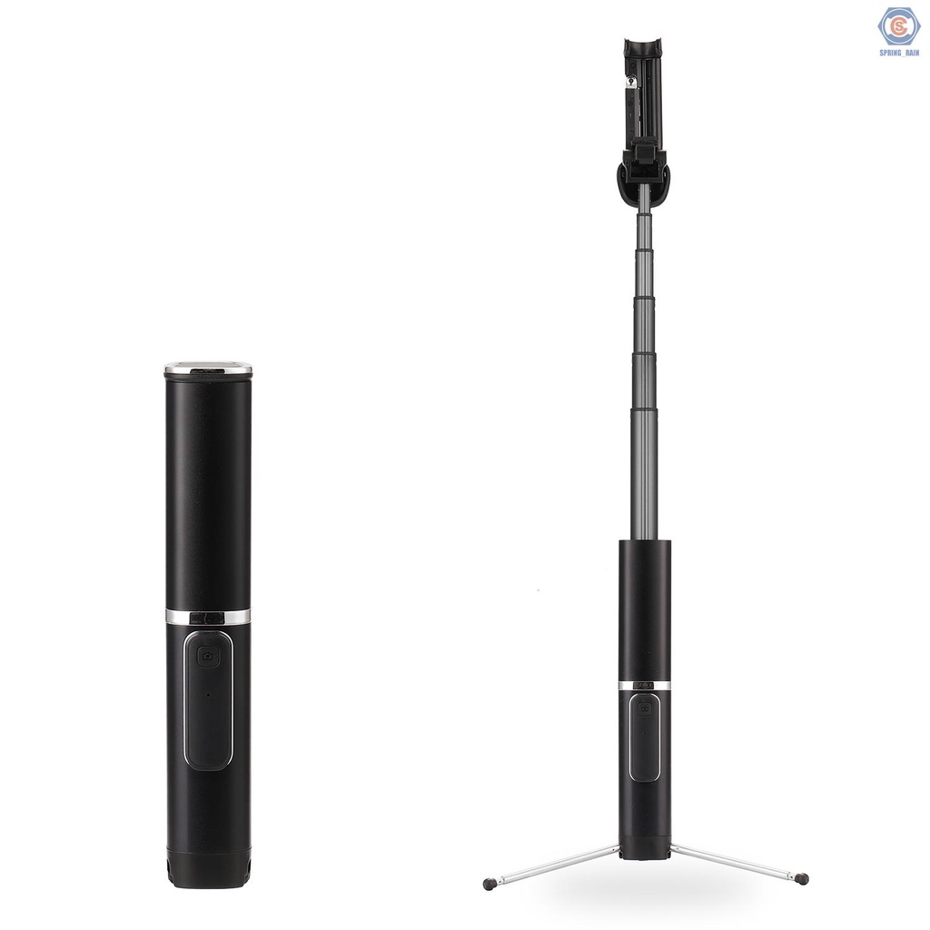 Gậy Chụp Ảnh Tự Sướng Bluetooth Không Dây Có Chân Đế Cho Điện Thoại