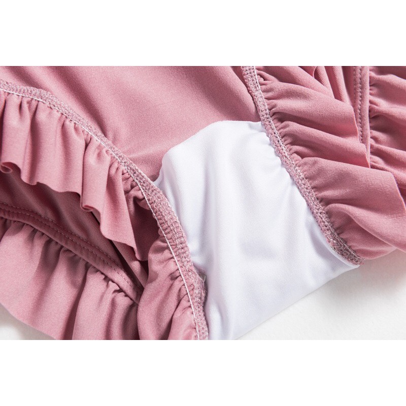 [Xả SẬP SÀN] Bikini phụ kiện chân váy - Bikini 3 mảnh đi biển có chân váy quây điệu đà tôn dáng 3022