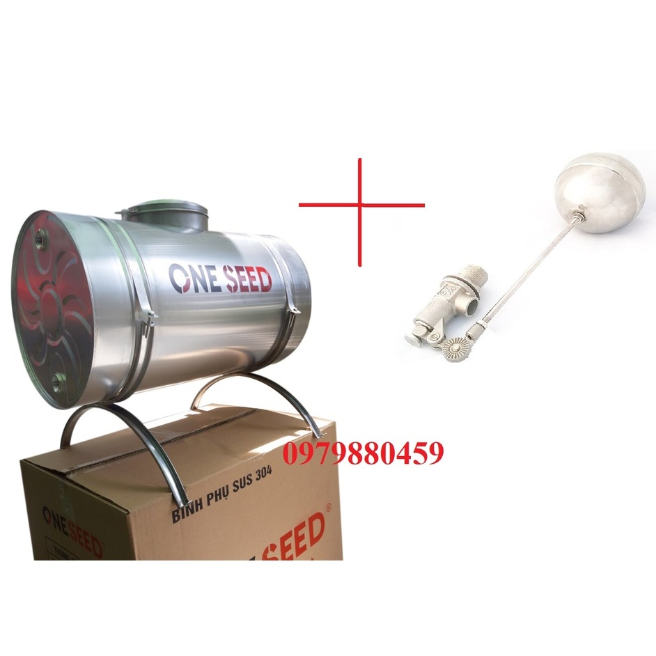 Bình phụ, bồn phụ  inox304  cho máy nước nóng năng lượng mặt trời 50l