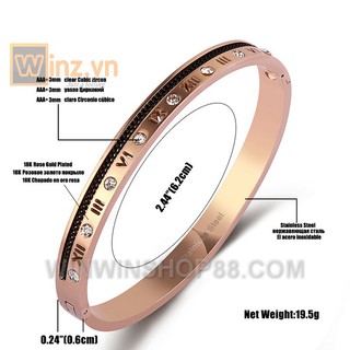 Vòng tay Titan số La Mã VT146