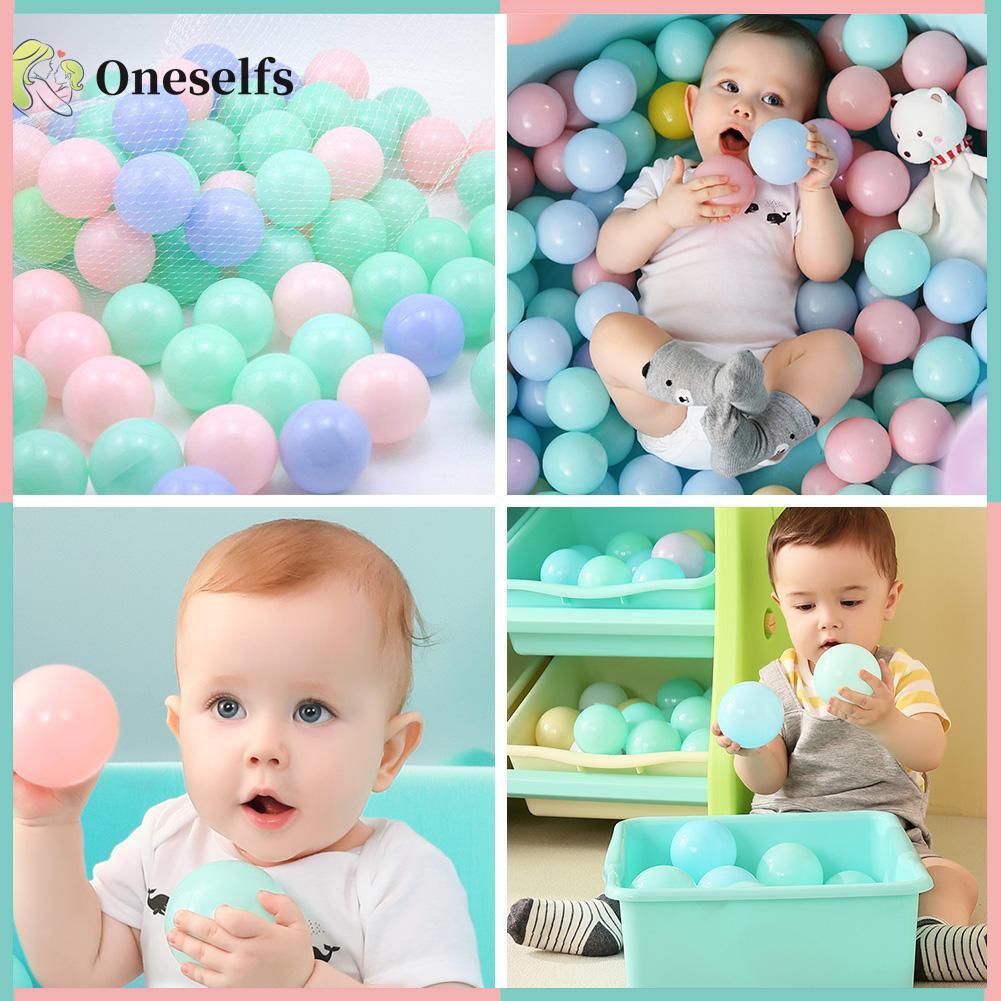 Bộ 25 / 50 / 100 bong bóng bằng nhựa PVC thiết kế nhiều màu sắc dành cho bé