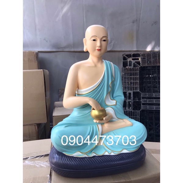 Tượng Sivali Tài Lộc xanh ngọc 40cm