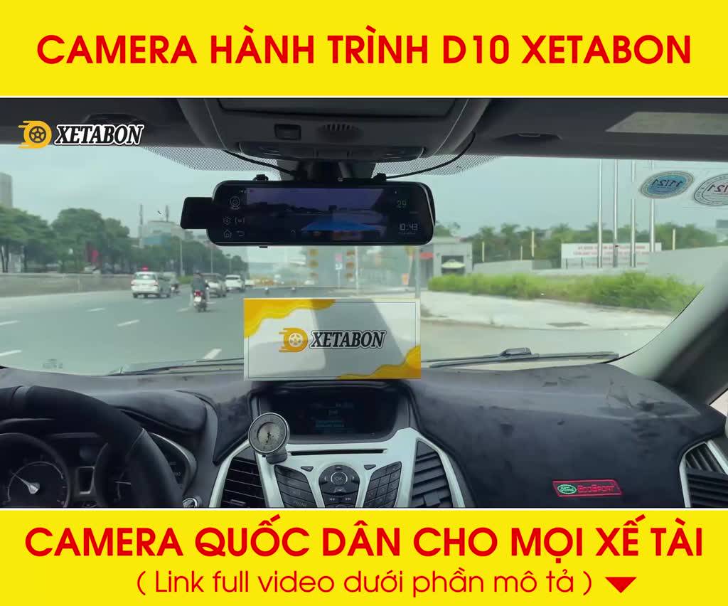 Camera hành trình ô tô D10 độ phân giải FullHD có bản đồ navitel độc quyền cảnh báo tốc độ, lệch làn, định vị GPS | BigBuy360 - bigbuy360.vn