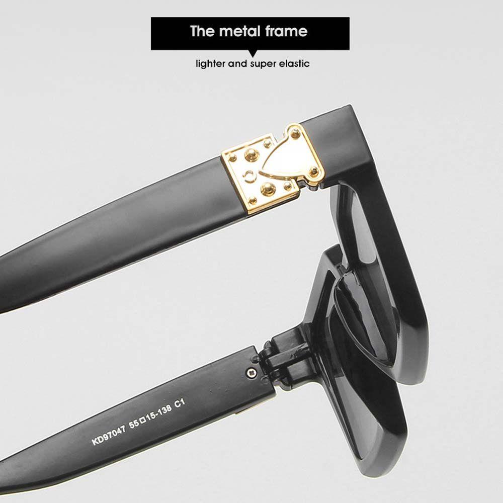 Kính Mát Gọng Kim Loại Họa Tiết Da Báo Thời Trang Hàn Quốc WMES15H