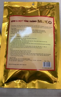 Kem và bột  tắm trắng MIKO