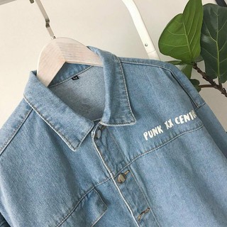 khoác jean unisex nam nữ