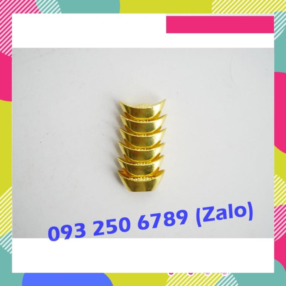 [SẴN HÀNG] Thỏi vàng Thần Tài đồng mạ vàng tài lộc giàu có - Nhiều size đặt bàn thờ Thần Tài