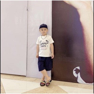 Set bộ kèm nón Summer cho bé trai
