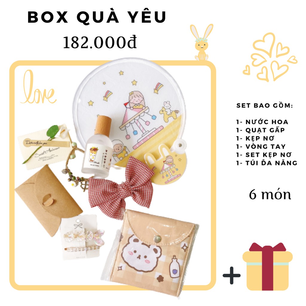 Set quà tặng sinh nhật💖 set quà yêu thương, 1 box gồm 2-6 món quà dễ thương | BigBuy360 - bigbuy360.vn