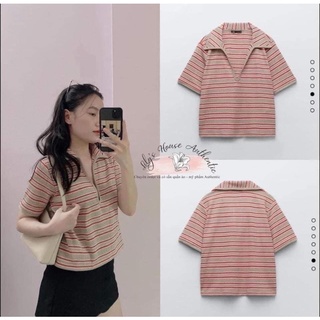 áo polo kẻ zara