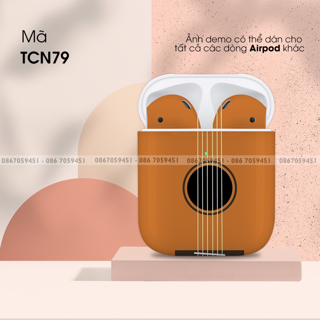 Dán Skin Airpods 1/2/3/Pro AIRPODS In Hình Công Nghệ Bộ 16 - Chống Nước, Chống bẩn, Cắt Sẵn Khuôn