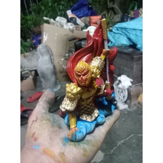 Tề Thiên Đại Thánh. Tôn Ngộ Không. Tượng Ngộ Không Ma Hầu. trang trí tiểu cảnh. phòng khách. tivi. phong thủy