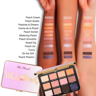 BẢNG PHẤN MẮT TOOFACED WHITE PEACH.