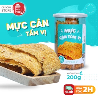 Mực cán tẩm vị 200g Nhất Phẩm Đường mực bento vị cay ngọt mặn
