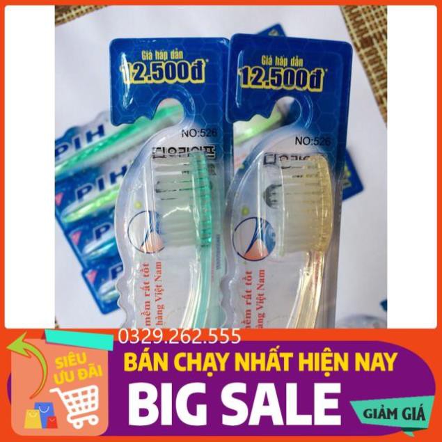 (FreeShip) Bàn chải đánh răng P/H công nghệ Hàn sản xuất Việt Nam