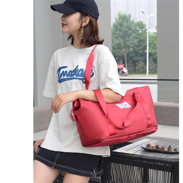 Túi đeo vai JASMIN NOIR chất liệu nylon sức chứa lớn phong cách thể thao du lịch cho nữ