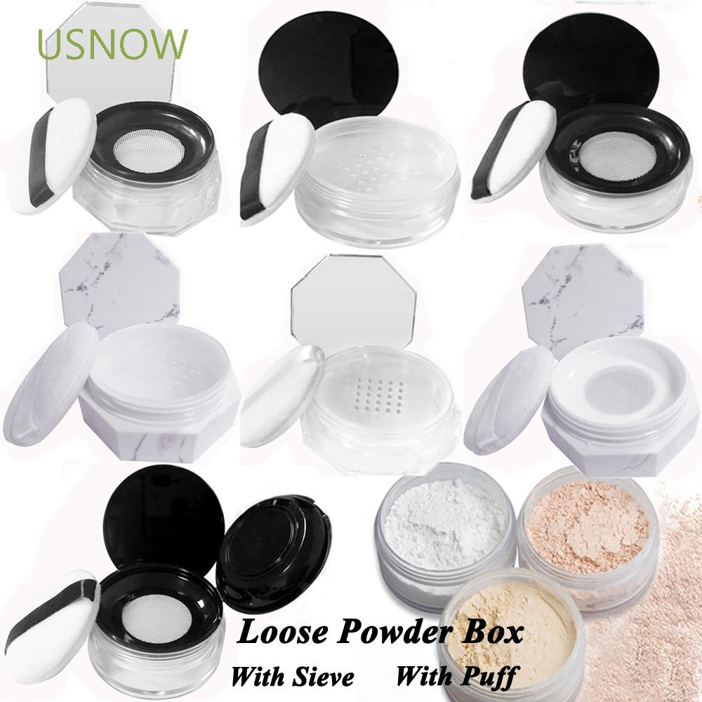 Hộp Nhựa Đựng Phấn Trang Điểm Nhỏ Gọn Tiện Dụng