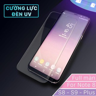 Cường lực UV Samsung S7edge S8 S8plus S9 S9plus S10 S10 Plus Note8 Note9 Note 10 Note 10 Plus
