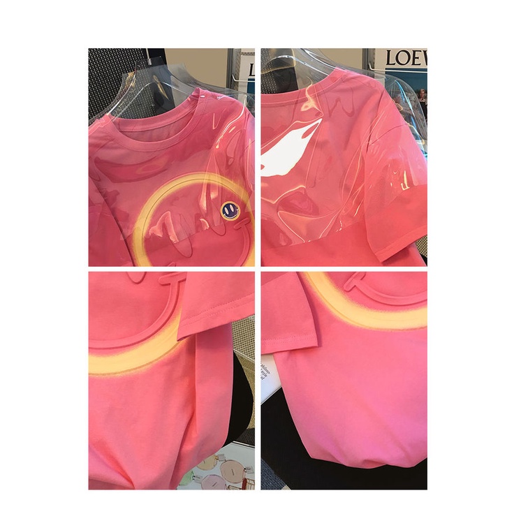 Áo Thun Tay Ngắn In Họa Tiết Thời Trang Mùa Hè Hàng Mới Dành Cho Nữ