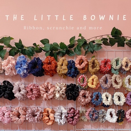 Scrunchies đồng giá - MẪU NGẪU NHIÊN - Cột tóc vải hoa The little Bonwie