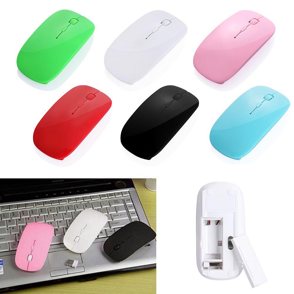 BEBETTERM Chuột Không Dây Siêu Mỏng Màu Sắc Kẹo Ngọt