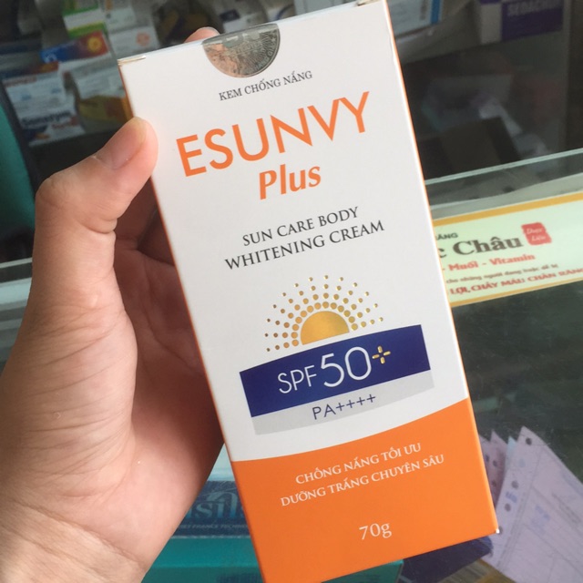 Kem chống nắng Esunvy 70g SPF50+ PA ++++