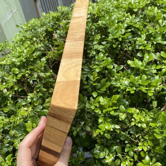 Thớt gỗ Teak 38x27x2.7 cm thớt siêu bền của MASTER CHEF hàng xuất Châu Âu - Đẳng Cấp Phong Cách Âu Mỹ