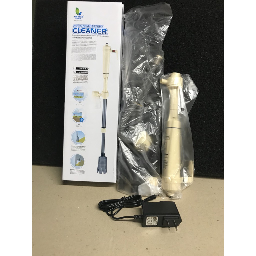 Máy hút cặn chạy điện và pin, hút phân cá và cặn bẩn,Máy vệ sinh hồ cá, thủy sinh cho hồ thủy sinh