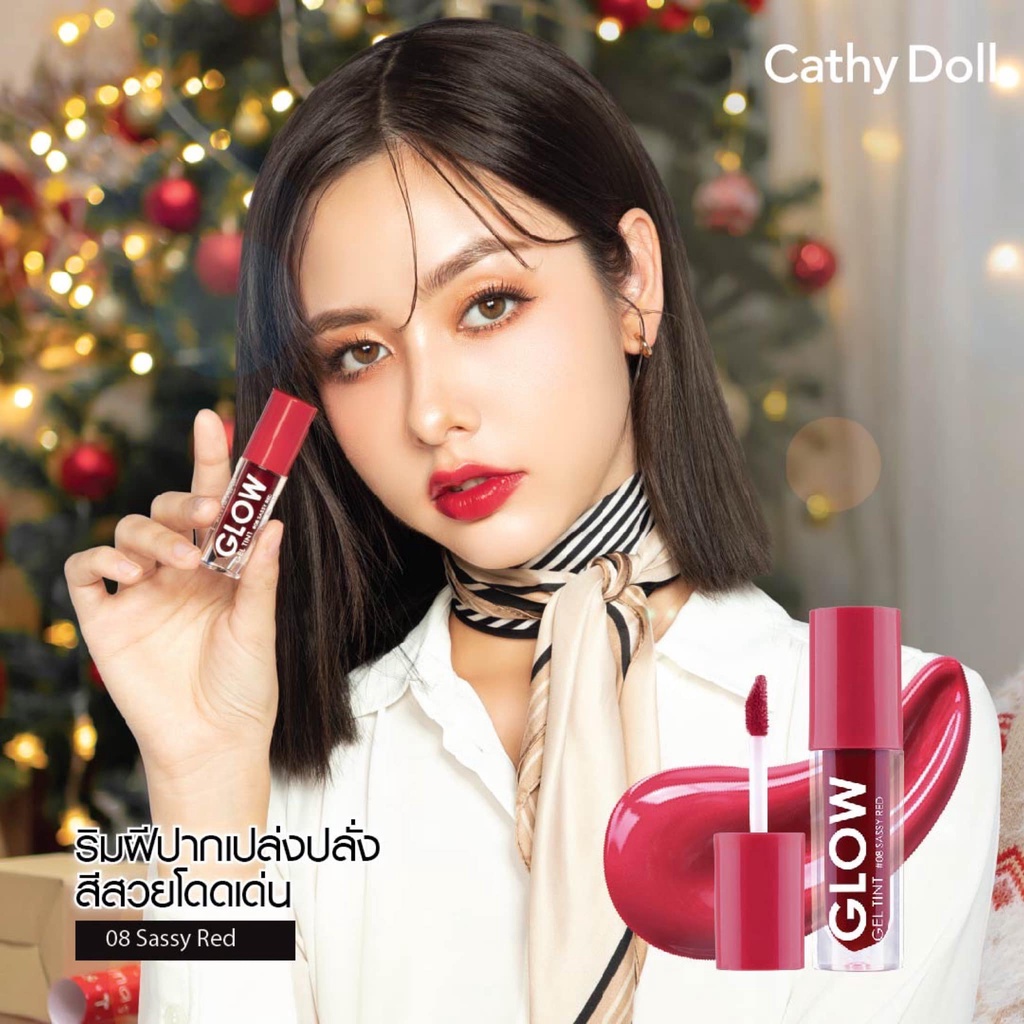 Son Cathy Doll Glow Gel Tint Màu Đẹp Tự Nhiên 2.4g
