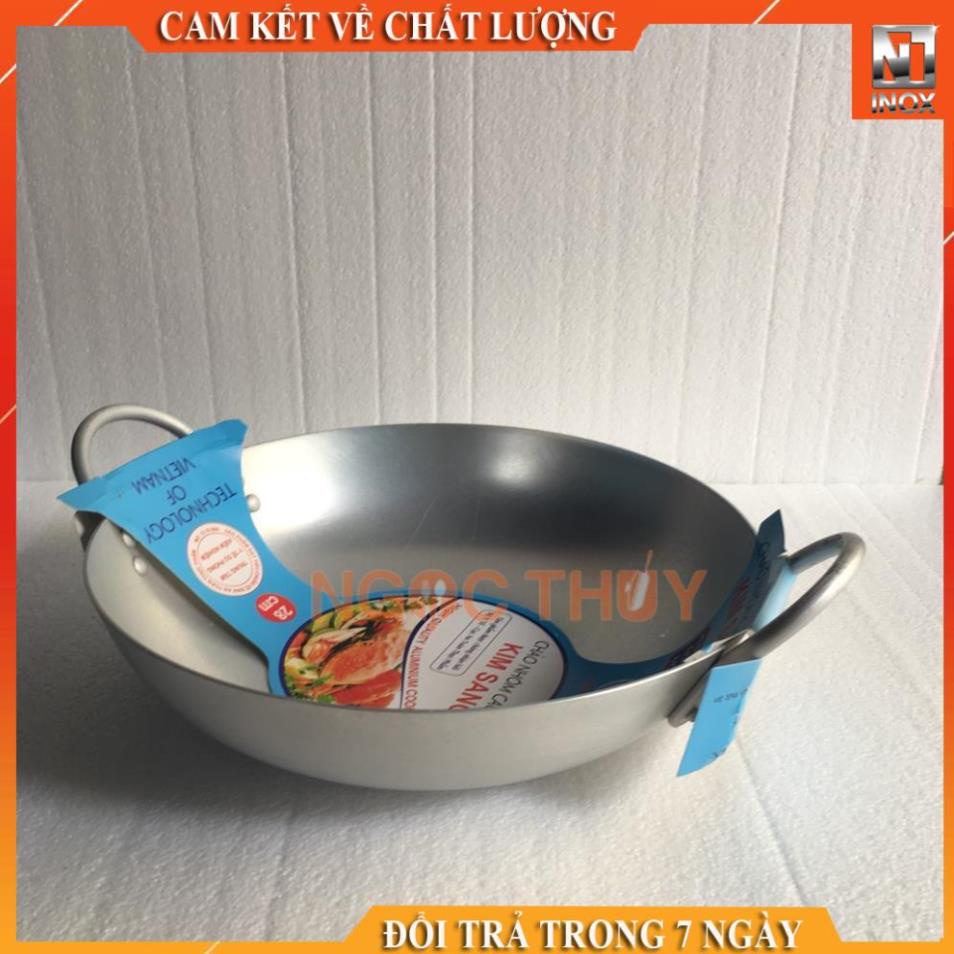 Chảo nhôm 2 quai cao cấp đủ size