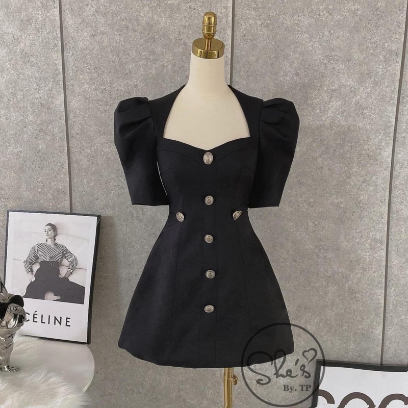 BIGSIZE Đầm tay phồng 55-95kg