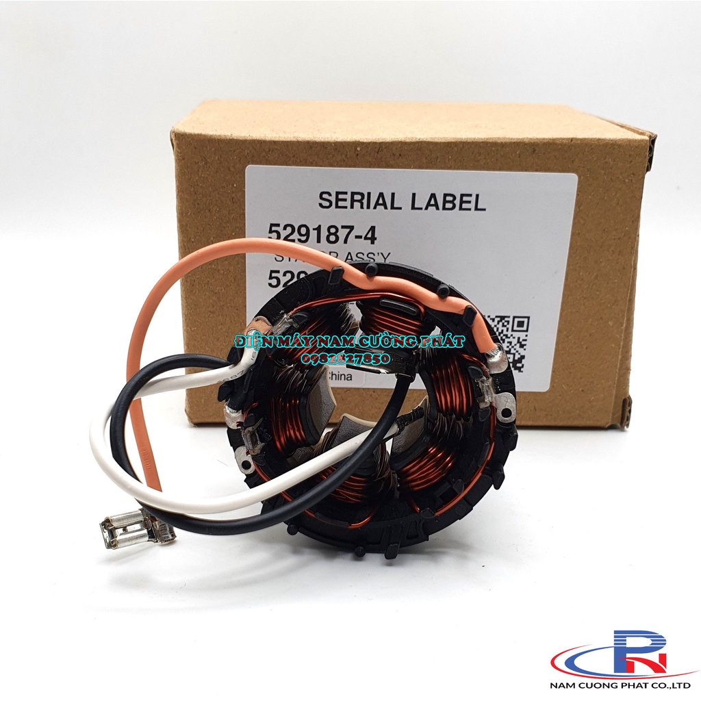 Stator máy khoan bê tông Makita DHR242 DHR244 529187-4
