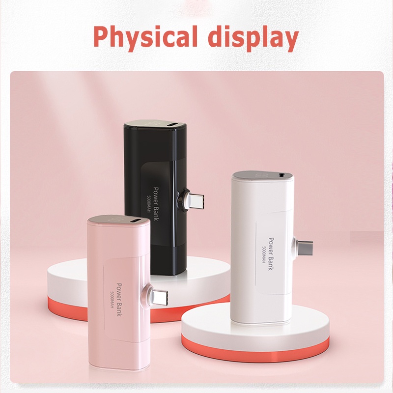 Pin sạc dự phòng 5000mAH thích hợp cho iphone 13 samsung