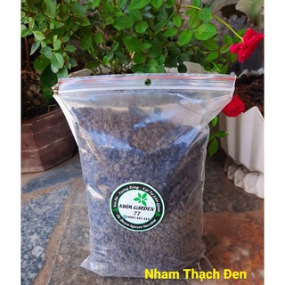 Đá nham thạch đen trồng sen đá 1kg