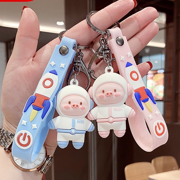 Móc Chìa Khóa Phi Hành Gia - Móc Trang Trí Balo Túi Xách