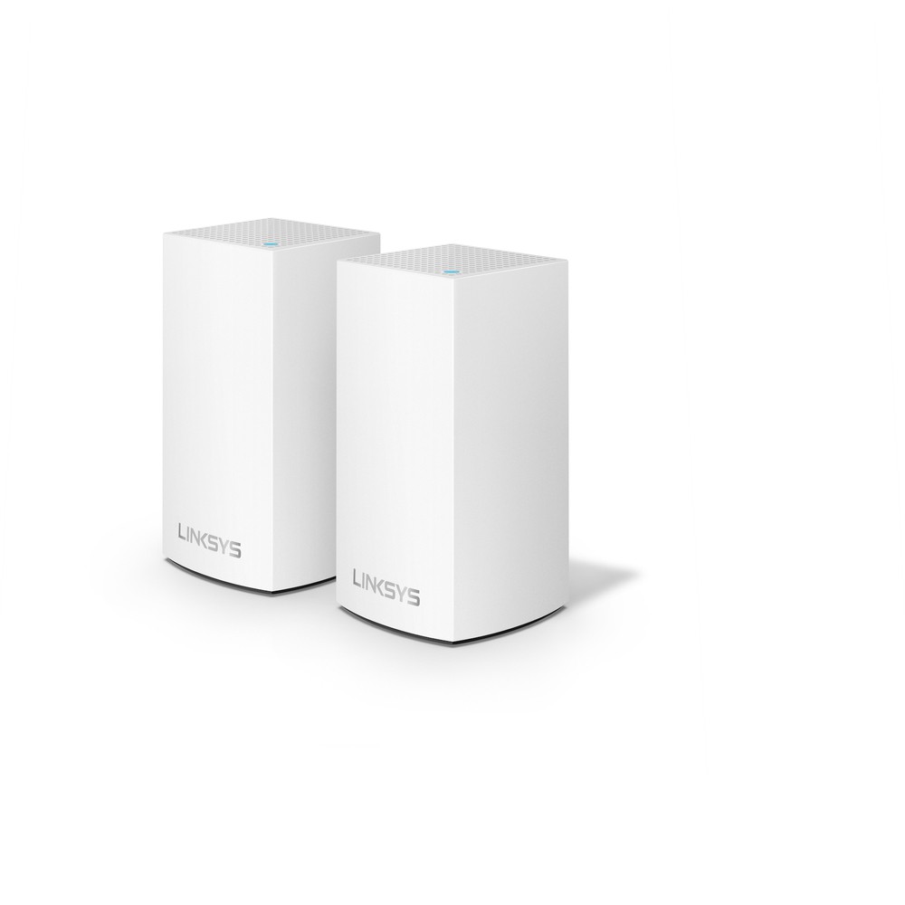 (2 PACK) Bộ phát wifi LINKSYS VELOP WHW0102 chuẩn AC tốc độ 2600mbps intelligent mesh wifi 5 MU-MIMO system