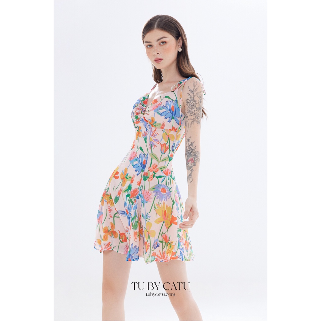 TUBYCATU | Đầm hai dây floral sarah dress