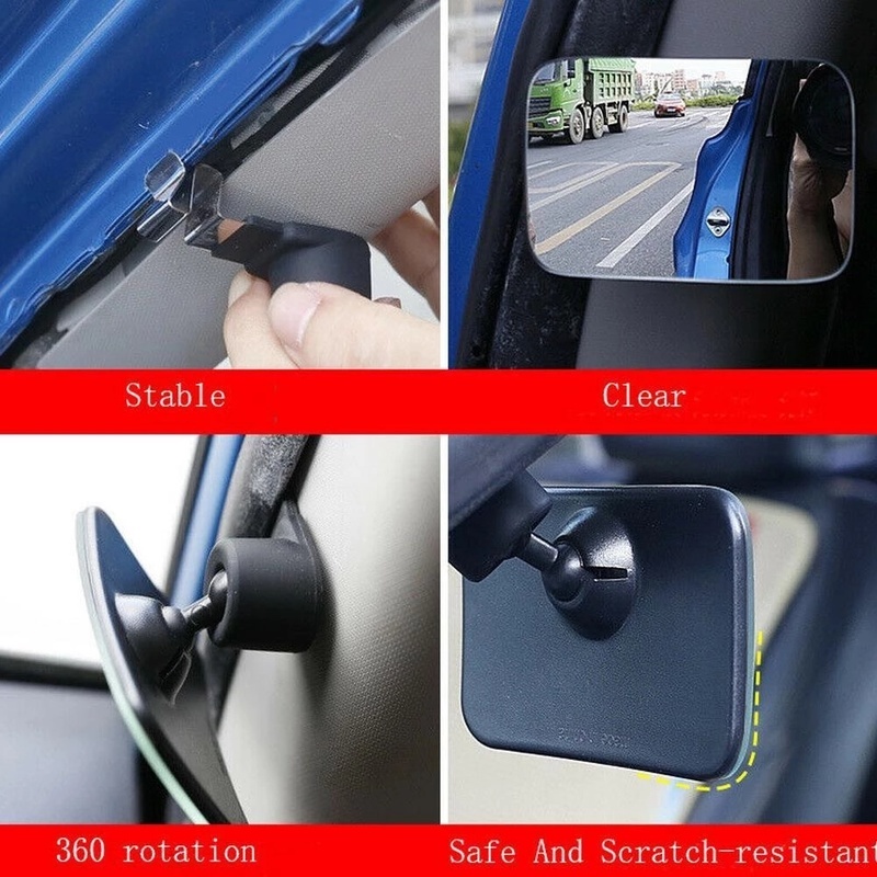 Gương Chiếu Hậu HD Xoay 360 Độ Tự Động Điều Chỉnh Điểm Mù Cho Xe Hơi